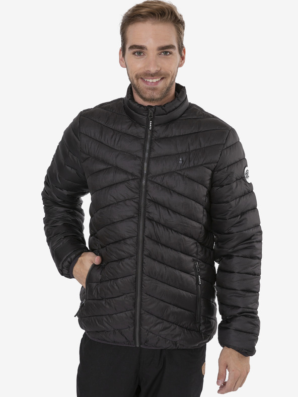 Sam 73 Černá pánská zimní prošívaná bunda Sam 73