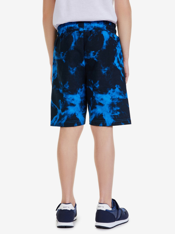 Sam 73 Modré chlapecké vzorované kraťasy SAM 73 Graham