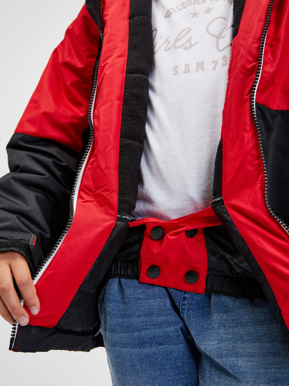 Sam 73 Černo-červená dětská bunda SAM 73 Seth