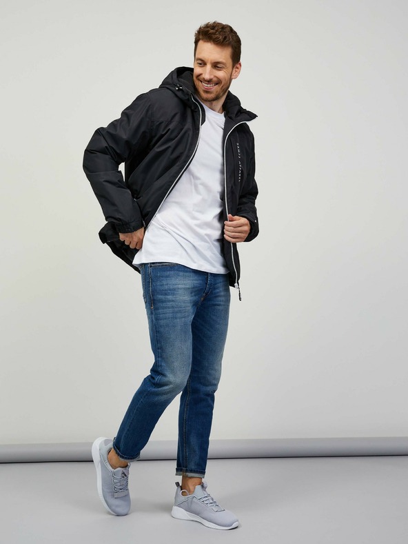 Sam 73 Černá pánská lehká bunda SAM 73 Sigmund