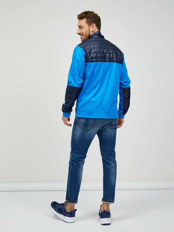 Sam 73 Modrá pánská mikina se zipem SAM 73 Judin