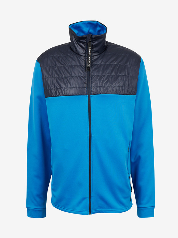 Sam 73 Modrá pánská mikina se zipem SAM 73 Judin