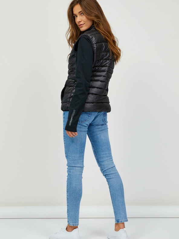 Sam 73 Černá dámská prošívaná vesta SAM 73 Farai