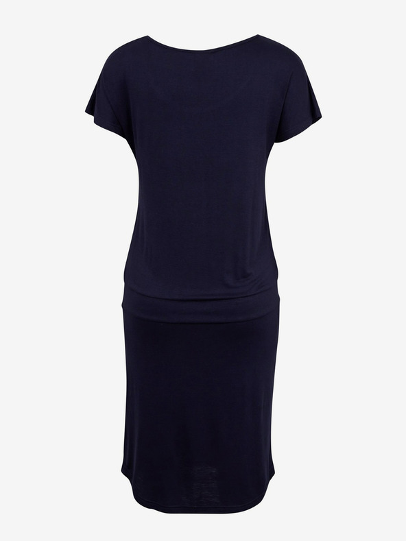 Sam 73 Tmavě modré dámské basic šaty SAM73 Corvus