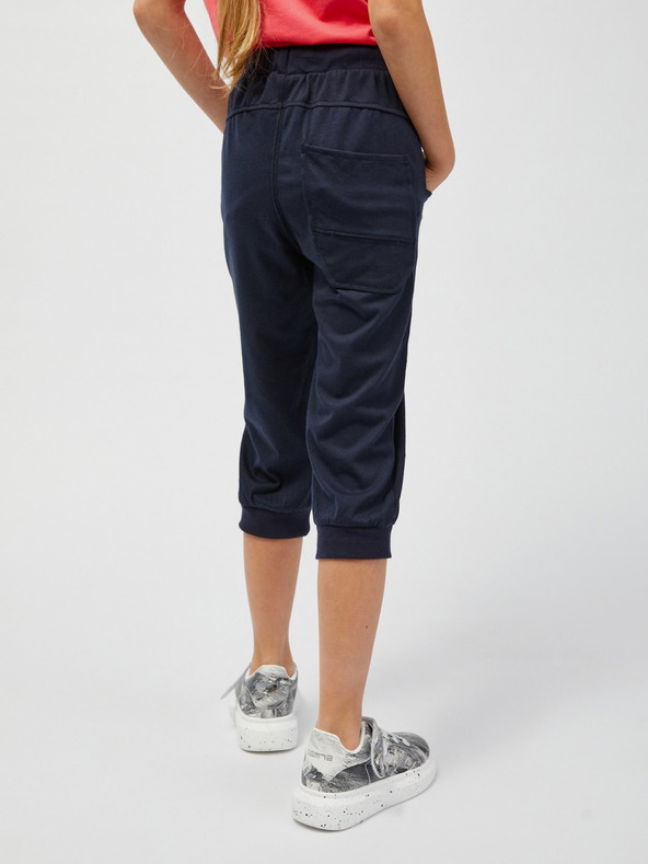 Sam 73 Tmavě modré holčičí tříčtvrteční tepláky SAM73 Rudolph