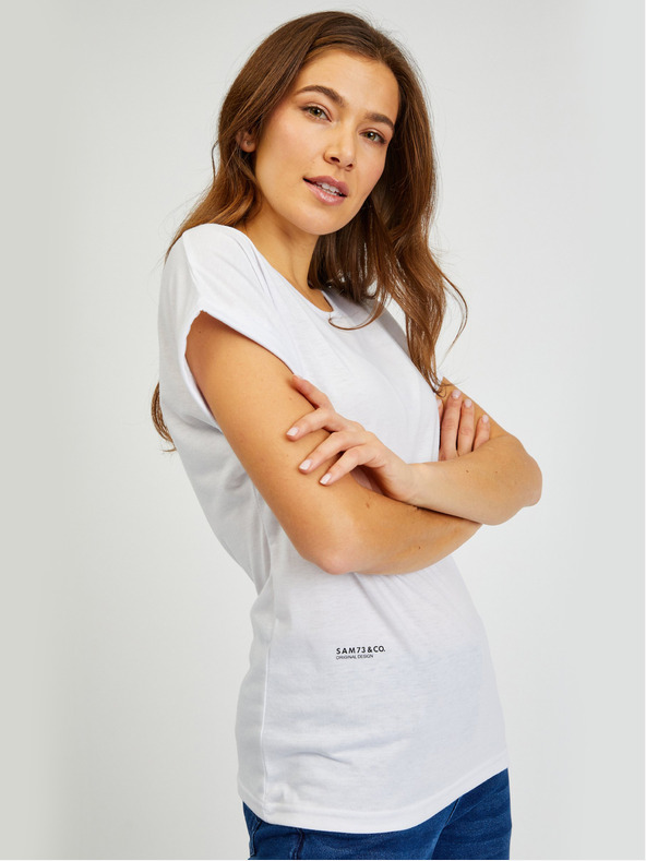 Sam 73 Bílé dámské tričko SAM73 Dorado