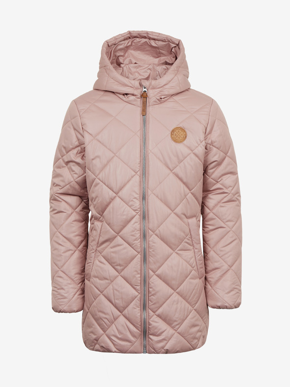 Sam 73 Starorůžový holčičí prošívaný kabát SAM 73 Brisa