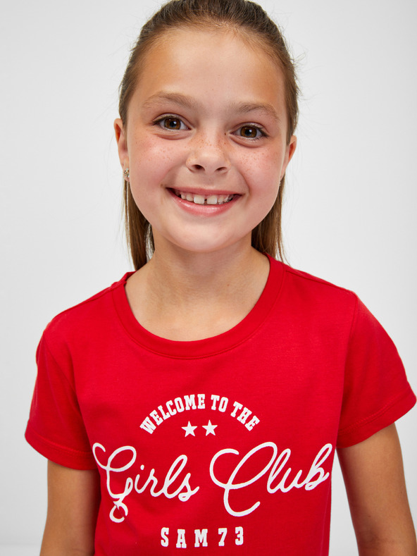 Sam 73 Červené holčičí tričko SAM 73 Janli