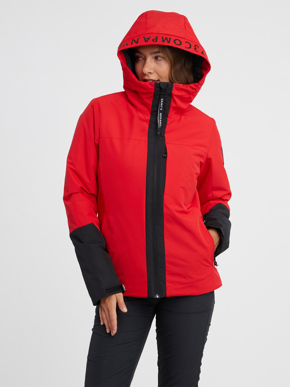 Sam 73 Černo-červená dámská bunda SAM 73 Minerva