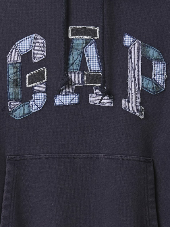 GAP Oversize mikina Patchwork Logo Americana GAP