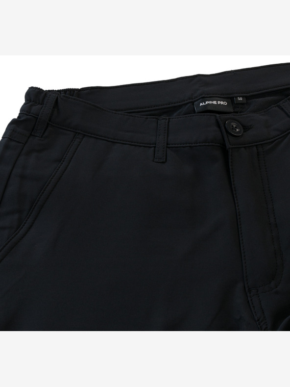 ALPINE PRO Pánské rychloschnoucí kraťasy s cool dry ALPINE PRO HAMPTON black