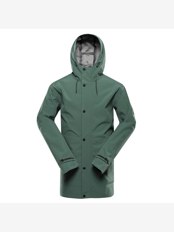ALPINE PRO Pánský kabát s membránou ptx ALPINE PRO SETIJ myrtle