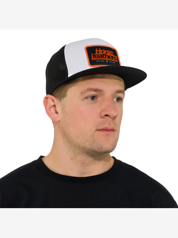 Horsefeathers Kšiltovka Caster - bílá HORSEFEATHERS