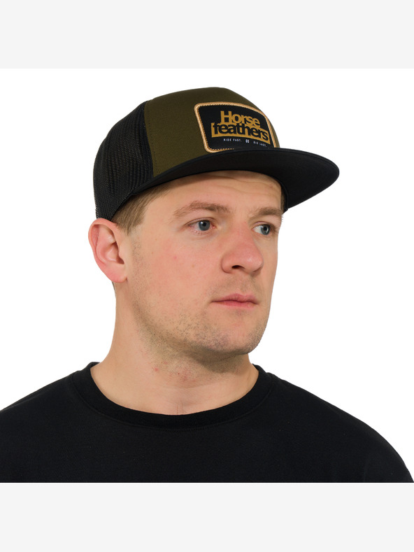 Horsefeathers Kšiltovka Caster - olive HORSEFEATHERS