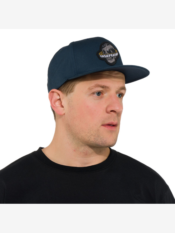 Horsefeathers Kšiltovka Skull - navy HORSEFEATHERS