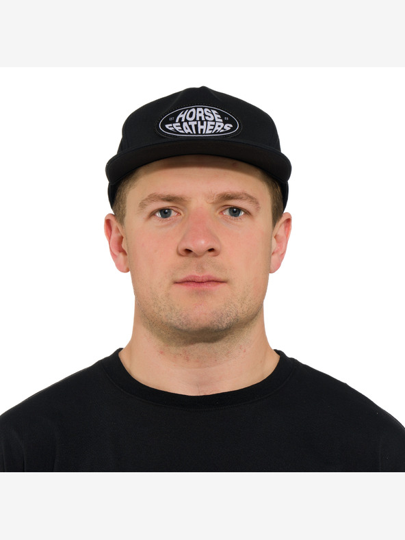 Horsefeathers Kšiltovka Steal - černá HORSEFEATHERS