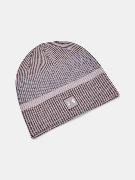 Under Armour Unisexová čepice Under Armour Launch Reflective Beanie-GRY