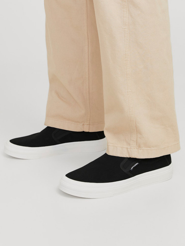 Jack & Jones Černé pánské slip on boty Jack & Jones