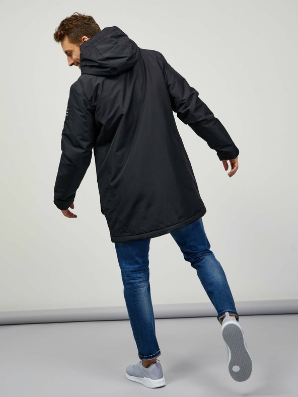 Sam 73 Černý pánský kabát SAM 73 Edward