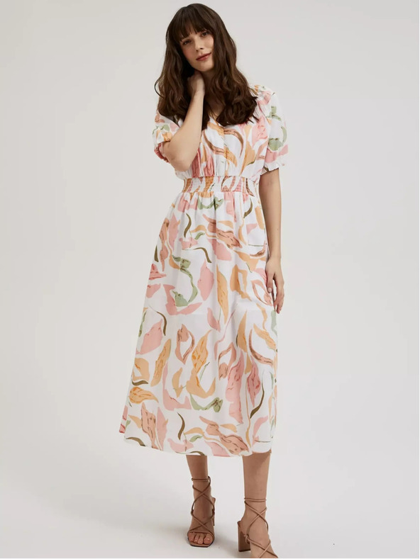 Moodo Dámské šaty květované MOODO