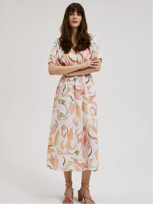 Moodo Dámské šaty květované MOODO