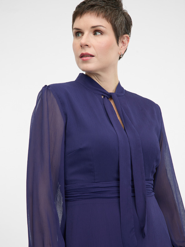 Orsay Tmavě modré dámské šaty ORSAY