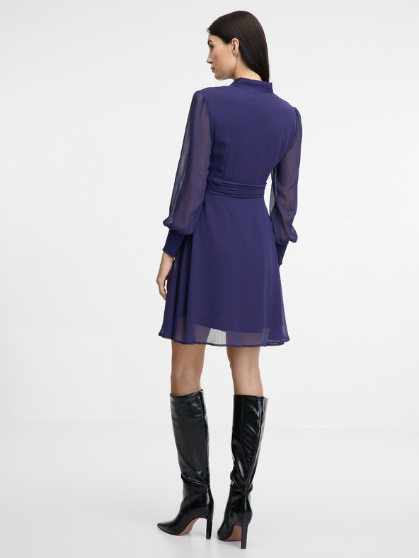 Orsay Tmavě modré dámské šaty ORSAY