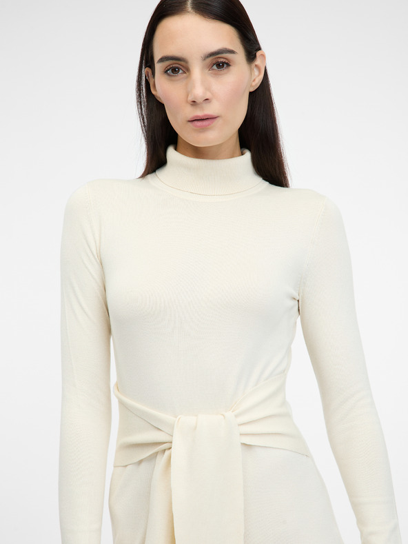 Orsay Krémové dámské šaty ORSAY