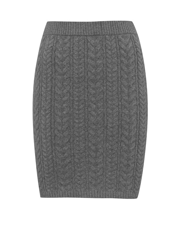 Orsay Šedá dámská sukně ORSAY