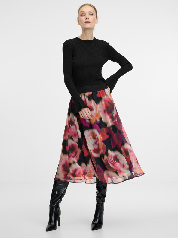 Orsay Červená dámská sukně ORSAY