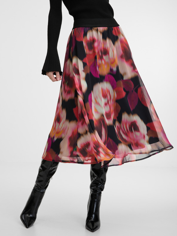 Orsay Červená dámská sukně ORSAY