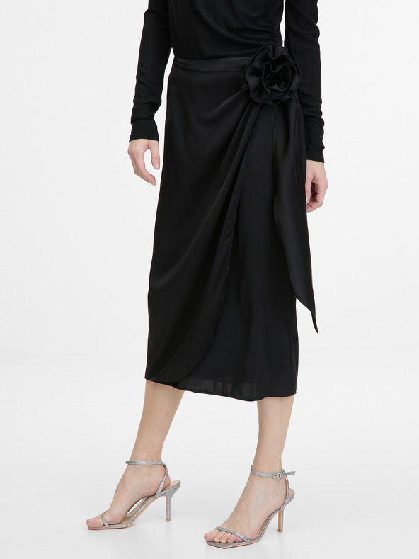 Orsay Černá dámská midi sukně ORSAY