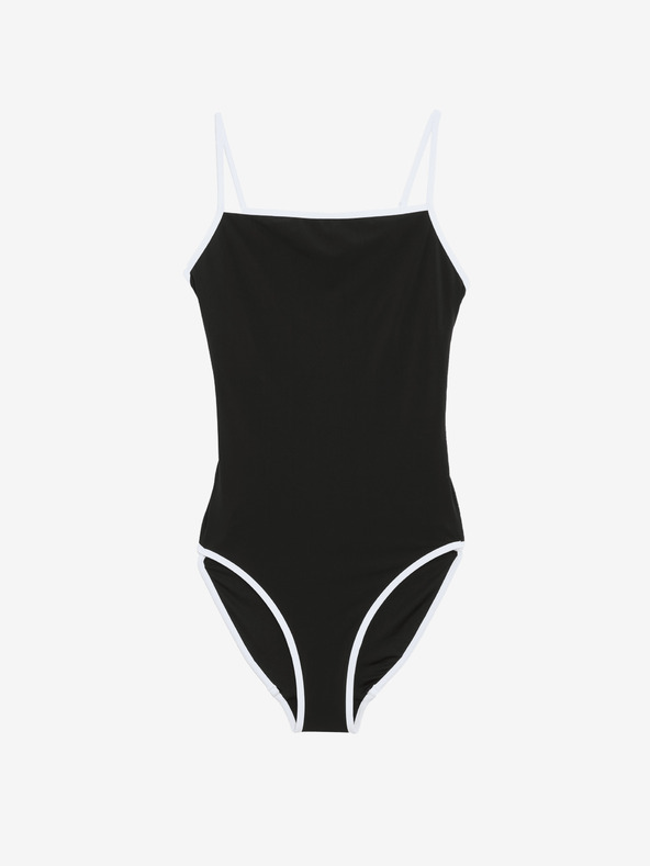 Marks & Spencer Plavky s kontrastním lemováním a hranatým výstřihem Marks & Spencer černá