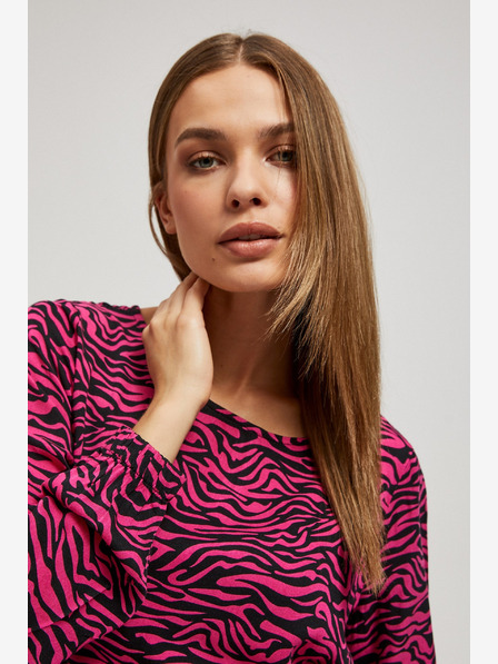 Moodo Růžová dámská halenka MOODO