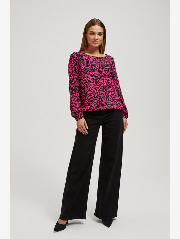 Moodo Růžová dámská halenka MOODO