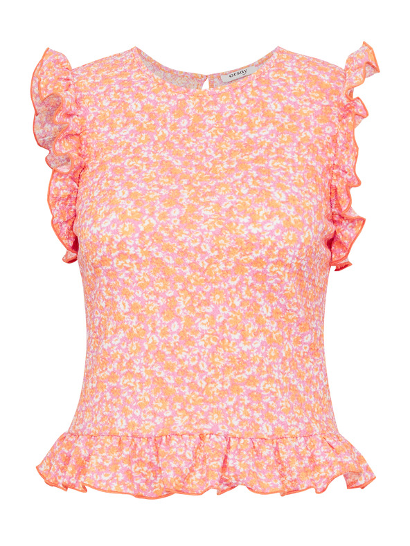 Orsay Růžové dámské tričko s krátkým rukávem ORSAY