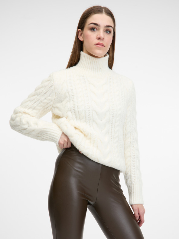 Orsay Hnědé dámské legíny ORSAY