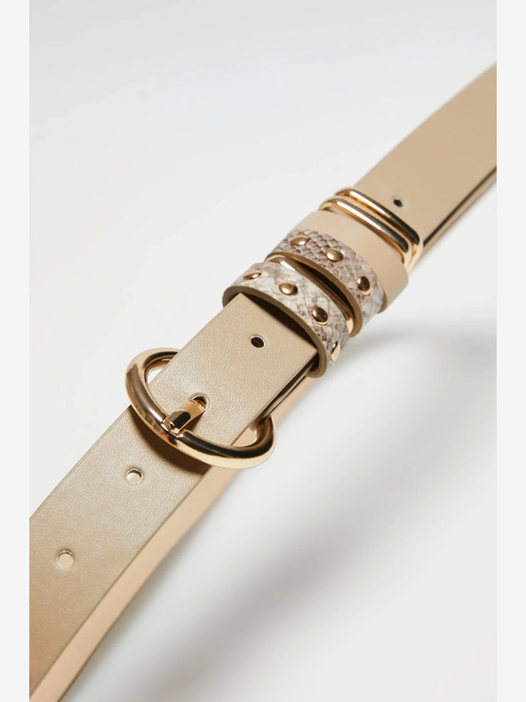 Moodo Béžový dámský pásek Moodo