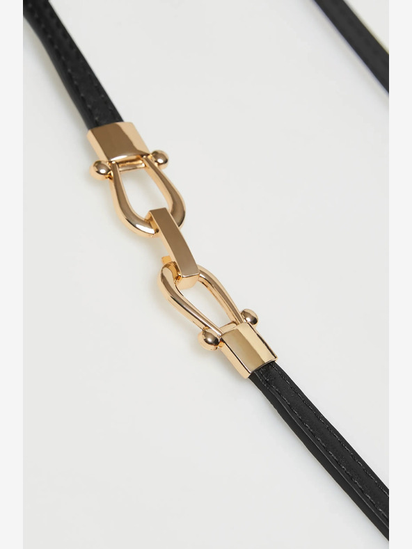 Moodo Černý dámský pásek Moodo