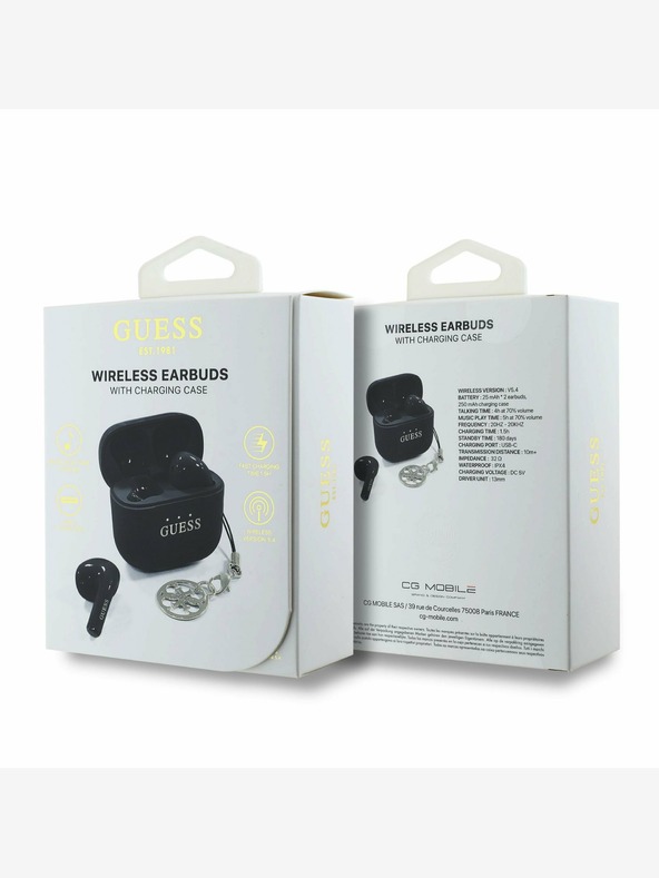 Guess Bezdrátová Sluchátka Black Guess Classic