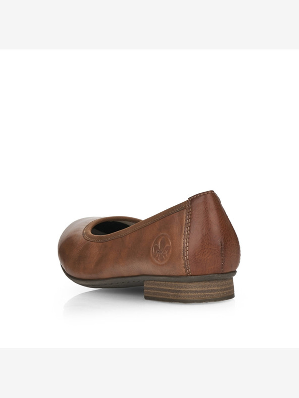 Rieker Hnědé dámské baleríny Rieker