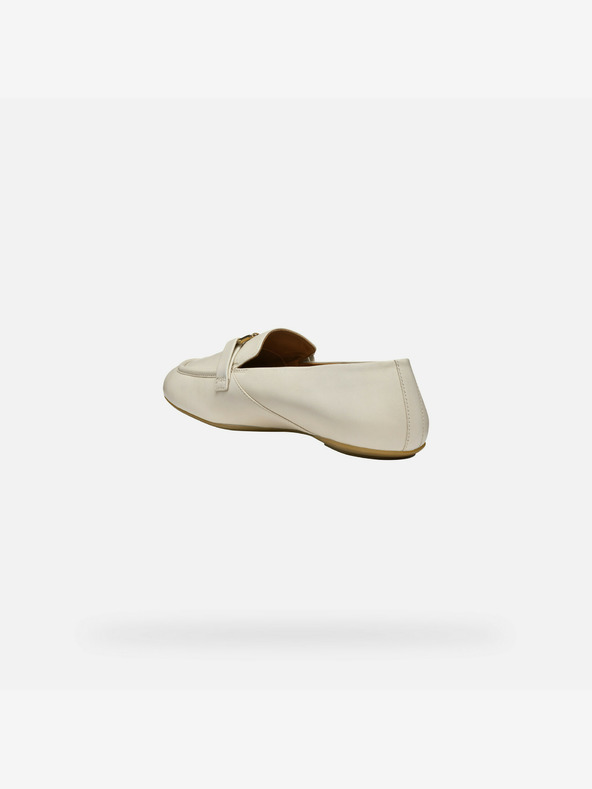 Geox Krémové dámské mokasíny Geox Palmaria