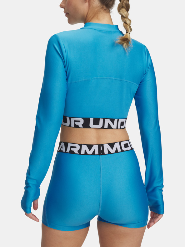 Under Armour Dámské tričko Under Armour HeatGear Rib 1/4 Zip LS