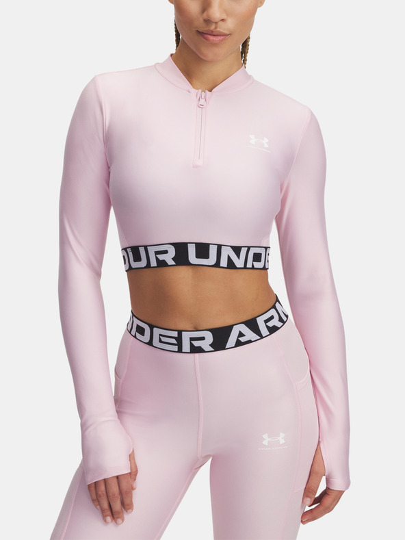 Under Armour Dámské tričko Under Armour HeatGear Rib 1/4 Zip LS