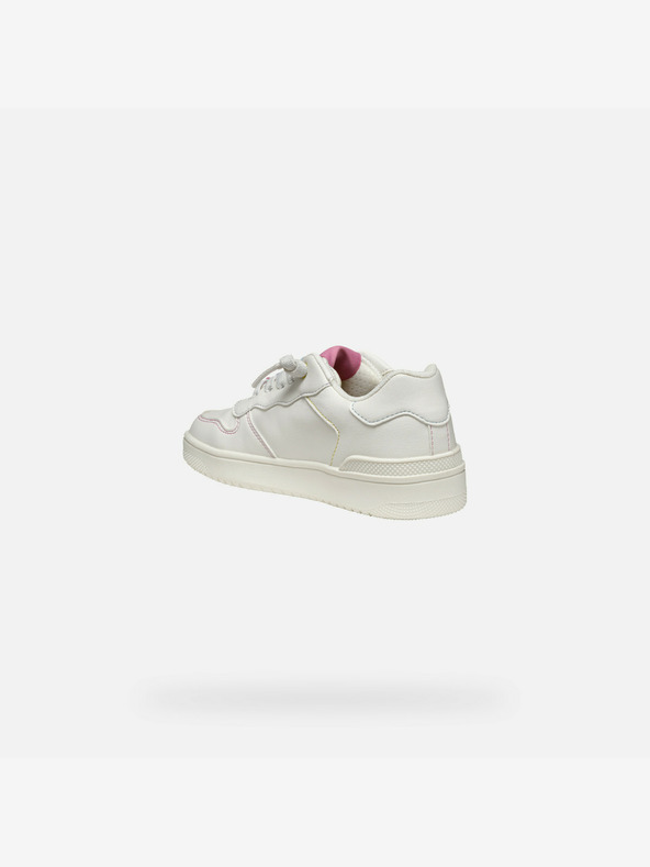 Geox Bílé dívčí tenisky Geox Washiba