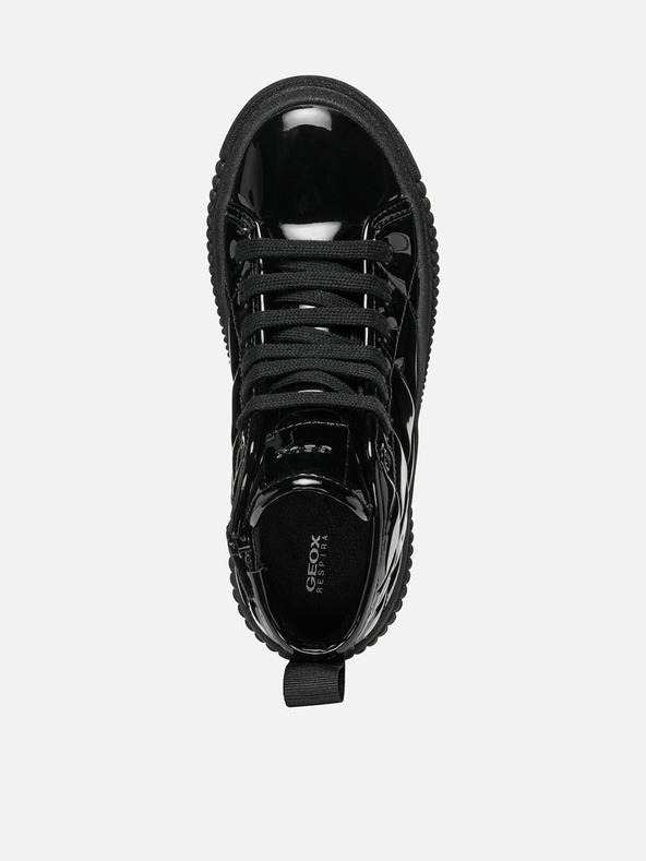 Geox Černé dívčí tenisky Geox Laquinny
