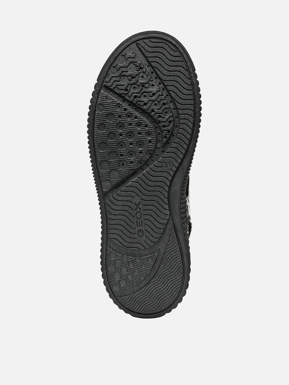 Geox Černé dívčí tenisky Geox Laquinny