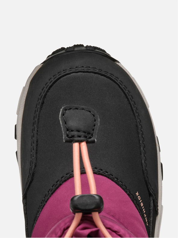 Geox Červená dívčí zimní obuv Geox Himalaya  B Ab