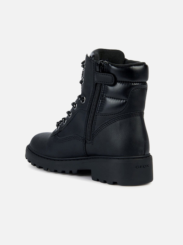 Geox Černá dívčí kotníková obuv Geox Casey B ABX