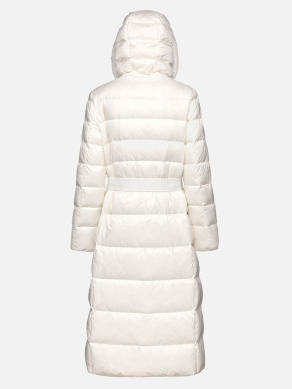 Geox Krémová dámská péřová bunda Geox Pheby